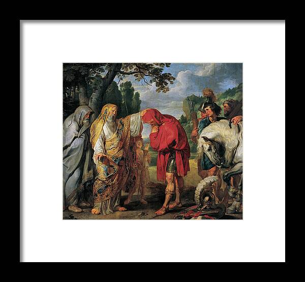 Peter Paul Rubens Framed Print featuring the painting Consecration of Decius Mus by Peter Paul Rubens