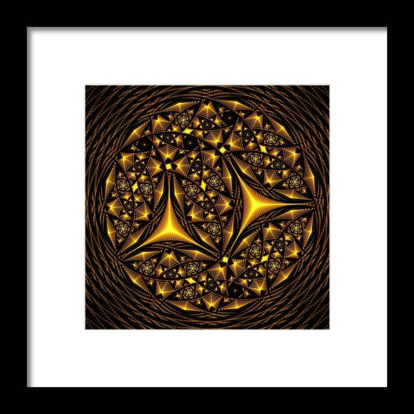 Abstract Framed Print featuring the digital art Constellation by Lyle Hatch
