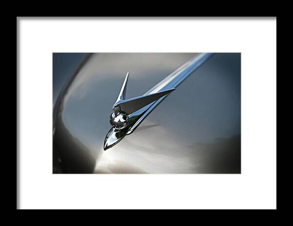Hood Ornament Framed Print featuring the photograph Continental by Bud Simpson