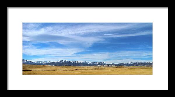 Mountains Framed Print featuring the photograph Continental Divide - 0880 by Jon Friesen