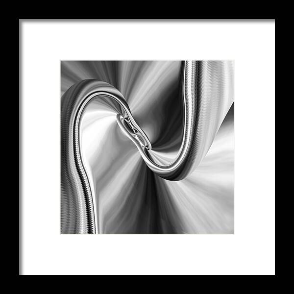 Vic Eberly Framed Print featuring the digital art Convergence by Vic Eberly