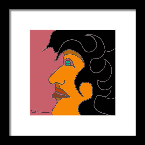 Quiros Framed Print featuring the digital art Cool by Jeffrey Quiros