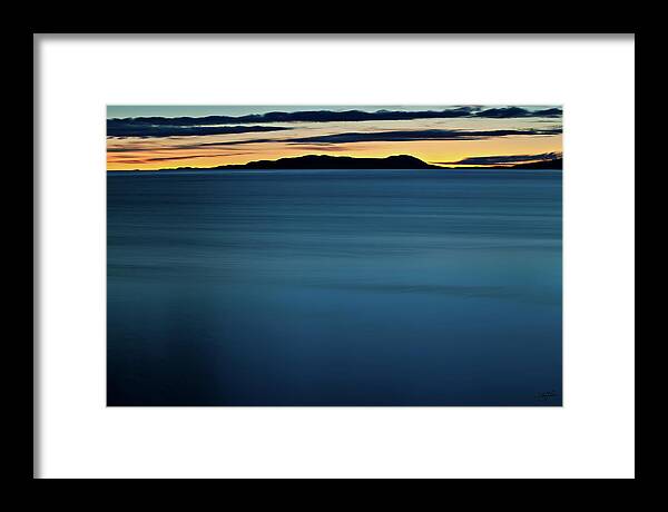 Evening Framed Print featuring the photograph Cool Pic Island by Doug Gibbons