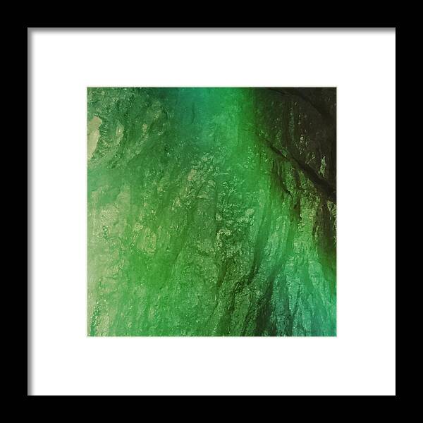 Cool Framed Print featuring the photograph Green Rock by Shunsuke Kanamori