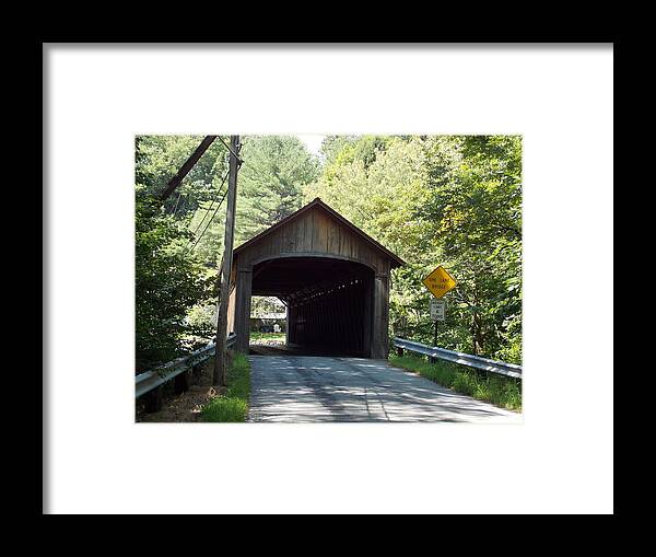 Coombs Bridge Framed Print featuring the photograph Coombs Bridge by Catherine Gagne
