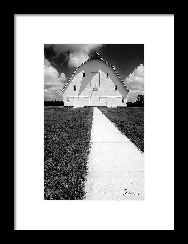 Photography Framed Print featuring the photograph Cooper Barn by Frederic A Reinecke