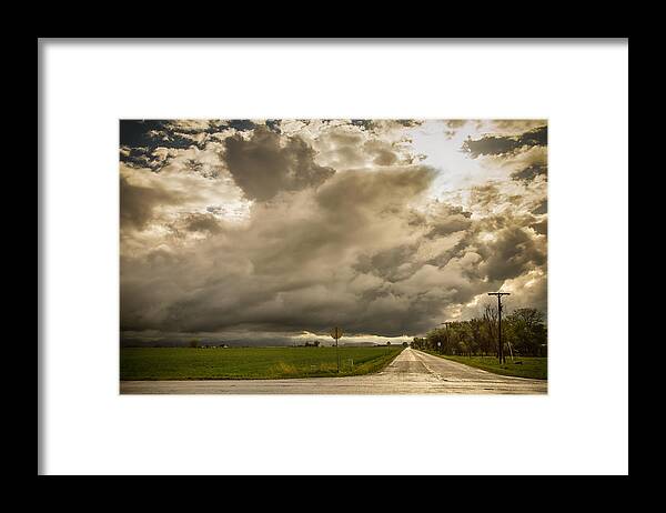 Storm Framed Print featuring the photograph Corner Of A Storm by James BO Insogna