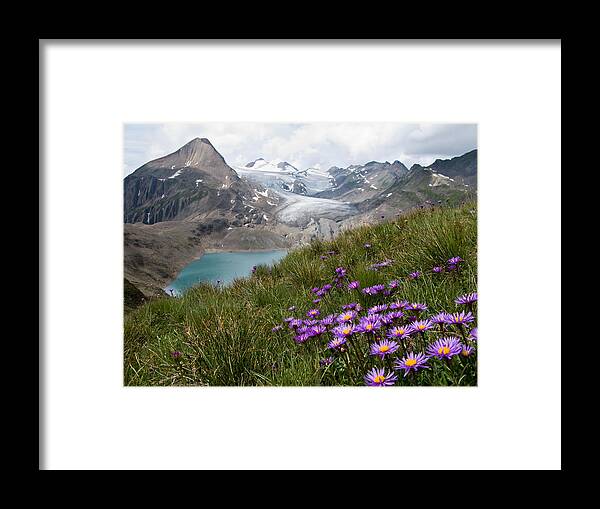 Nufenenstock Framed Print featuring the photograph Corno Gries, Switzerland by Vito Guarino