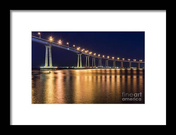 Coronado Framed Print featuring the photograph Coronado Bridge by Eddie Yerkish