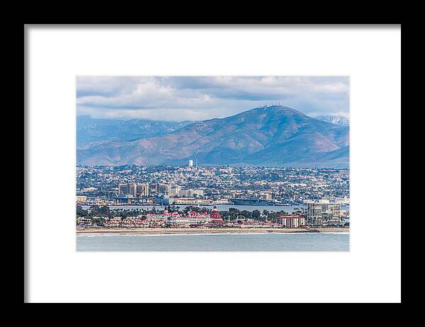 Coronado Framed Print featuring the photograph Coronado Coast - San Diego Photograph by Duane Miller