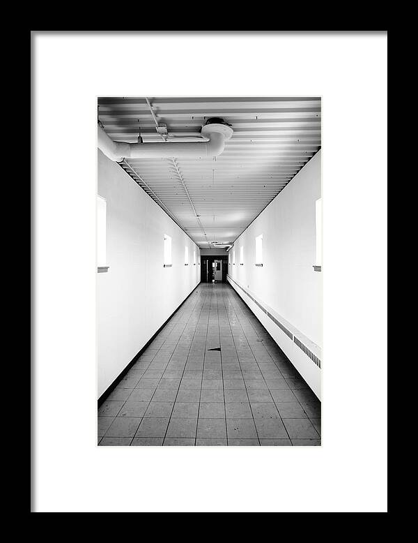 Vanishing Point Framed Print featuring the photograph Corridor by Kreddible Trout