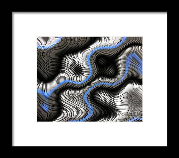 Corrugated Drain Pipe Abstract Framed Print featuring the photograph Corrugated Drain Pipe Abstract by Natalie Dowty