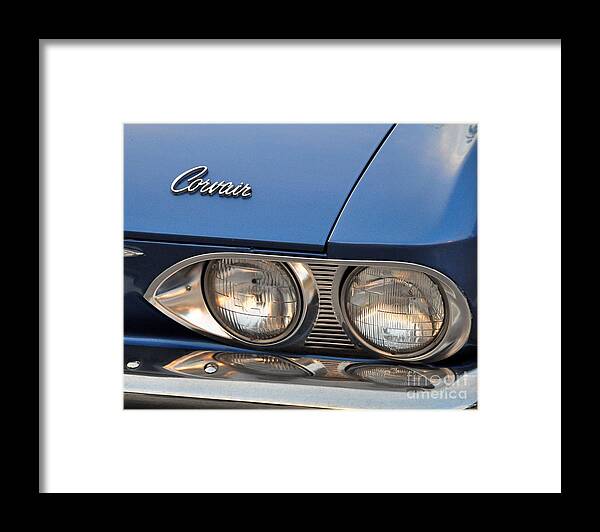 Car Framed Print featuring the photograph Corvair by John Black