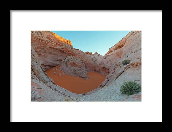 Landscape Framed Print featuring the photograph Cosmic Ashtray by Ralf Rohner