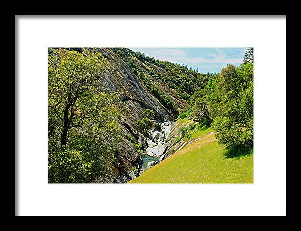Nature Framed Print featuring the photograph Cosumnes Chasm by Sean Sarsfield