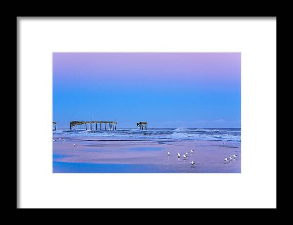 Nags Head Framed Print featuring the photograph Cotton Candy Sunset by Joni Eskridge