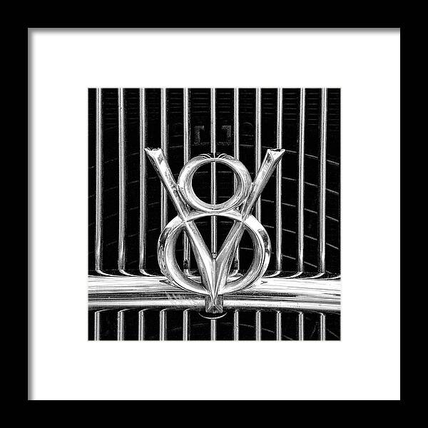 Black And White Framed Print featuring the photograph Coulda Had a V8 by Jon Woodhams