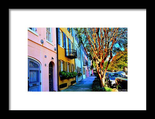Rainbow Row Framed Print featuring the photograph Count Your Rainbows by Lisa Wooten