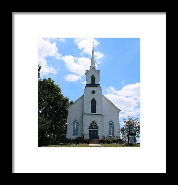  Framed Print featuring the photograph Country Church by Rick Redman