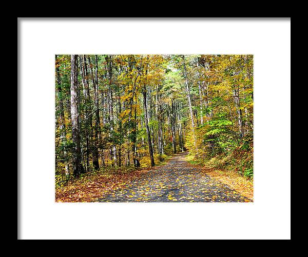 Country Roads Framed Print featuring the photograph Country Roads by Todd Hostetter