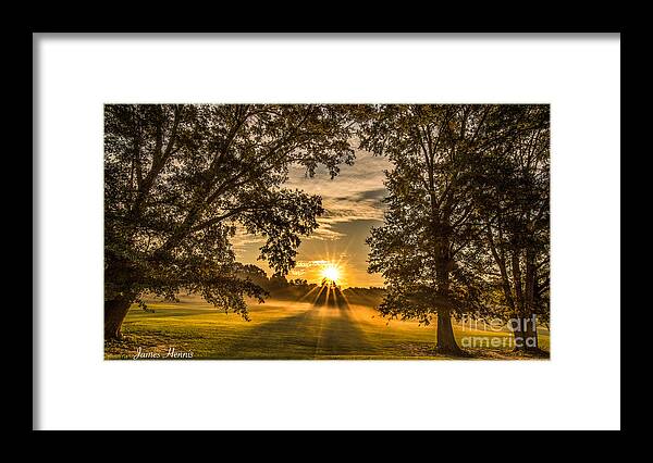 Country Framed Print featuring the photograph Country Time Rise by Metaphor Photo