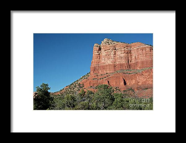 Sedona Framed Print featuring the photograph Courthouse Butte Sedona Arizona by Maria Janicki