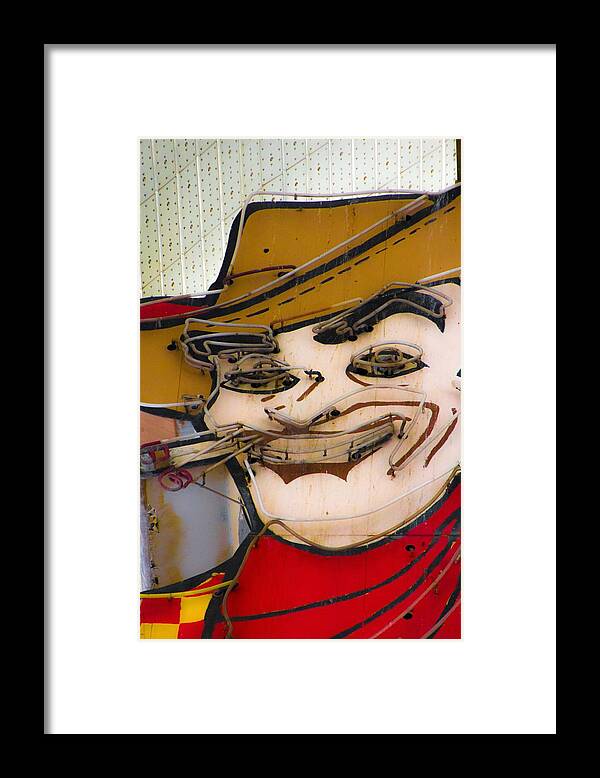 Downtown Framed Print featuring the photograph Cowboy 1 by Martin Naugher
