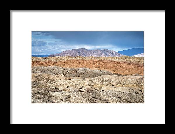 Anza Borrego Framed Print featuring the photograph Coyote Mountain by Alexander Kunz