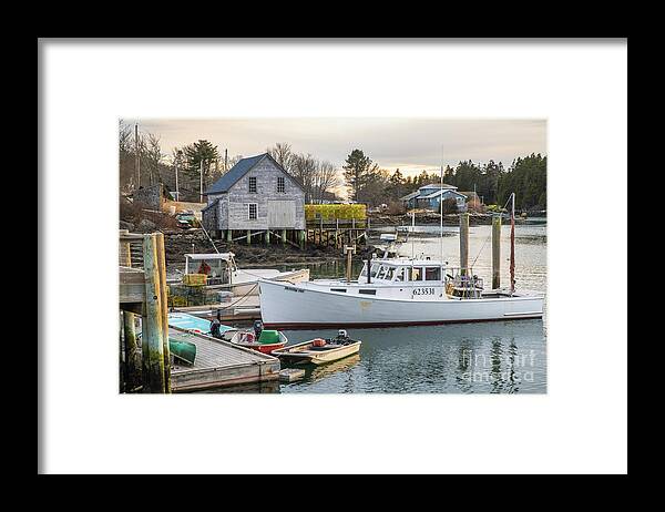 Boats Framed Print featuring the photograph Cozy Harbor by Benjamin Williamson