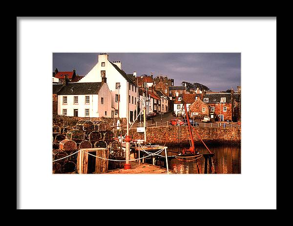 Scotland Framed Print featuring the photograph Crail Harbour by John McKinlay