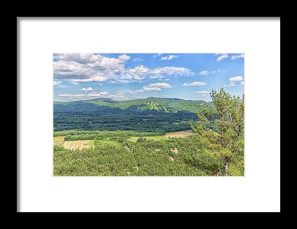 Cranmore Mountain Resort From Cathedral Ledge Framed Print featuring the photograph Cranmore Mountain Resort From Cathedral Ledge by Brian MacLean