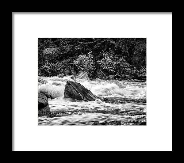 River Framed Print featuring the photograph Crash by Anthony Michael Bonafede