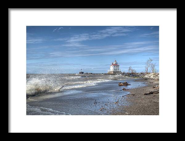 2x3 Framed Print featuring the photograph Crashing Waves by At Lands End Photography