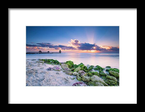 Caribbean Framed Print featuring the photograph Crepuscular by Edward Kreis
