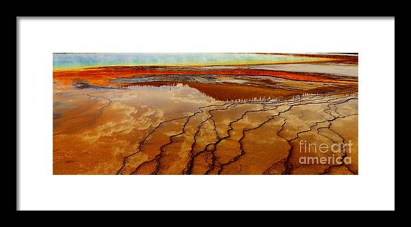 Gyser Framed Print featuring the photograph Crimson River by Robert Pearson