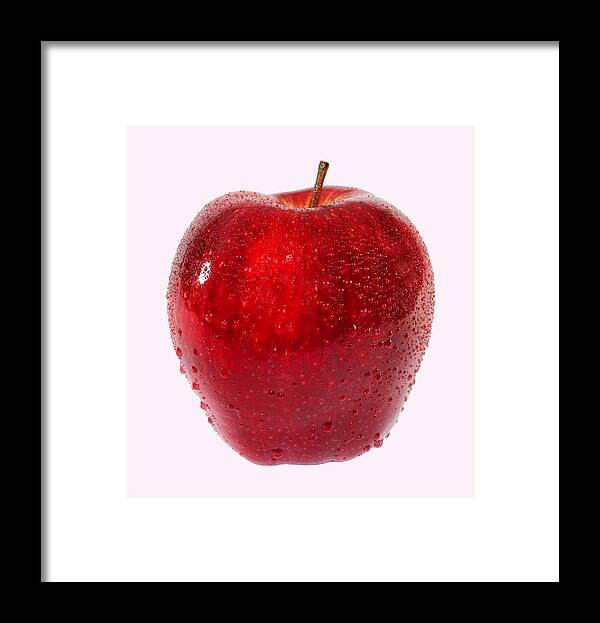 Apple Framed Print featuring the photograph Crisp by Kami McKeon
