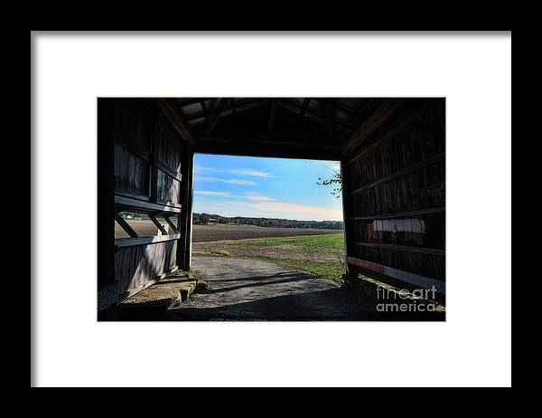 Parke County Framed Print featuring the photograph Crooks Bridge by Joanne Coyle