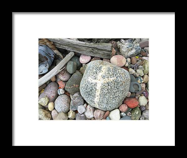 Rock Framed Print featuring the photograph Cross Rock by David T Wilkinson
