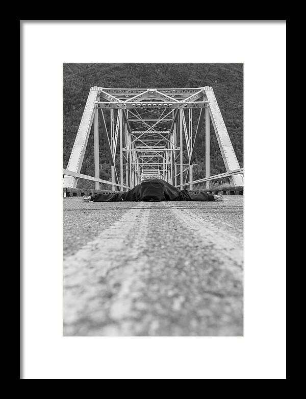 Alaska Framed Print featuring the photograph Crossing by Sara Hudock