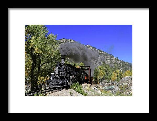 Durango Silverton Framed Print featuring the photograph Crossing Tefft Bridge by Donna Kennedy