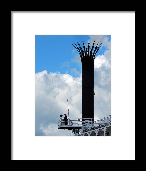Smoke Stack Framed Print featuring the photograph Crowned Clouds by Wild Thing
