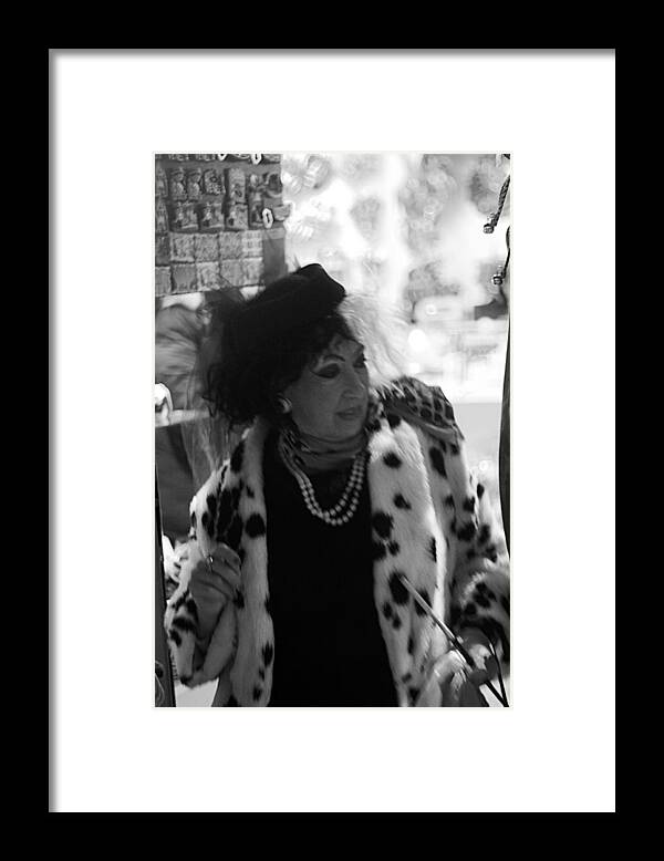 Cruella Deville Framed Print featuring the photograph Cruella Deville Is On The Prowl by Suzanne Powers