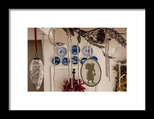 Christmas Framed Print featuring the photograph Crystal and Glass by KG Thienemann