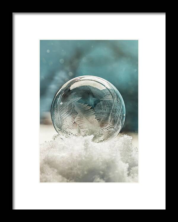 Ball Framed Print featuring the photograph Crystal ball by Jaroslaw Blaminsky