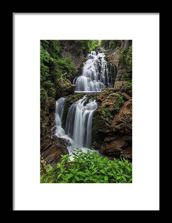 Crystal Framed Print featuring the photograph Crystal Cascade Summer by White Mountain Images