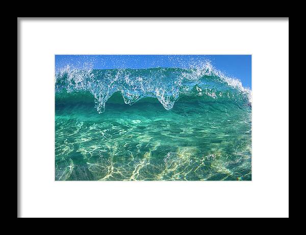 Crystal Clam Framed Print featuring the photograph Crystal Clam by Sean Davey