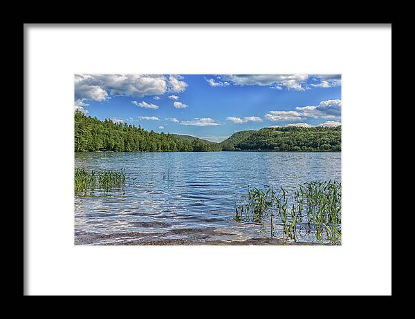 Crystal Lake In Eaton New Hampshire Framed Print featuring the photograph Crystal Lake In Eaton New Hampshire by Brian MacLean