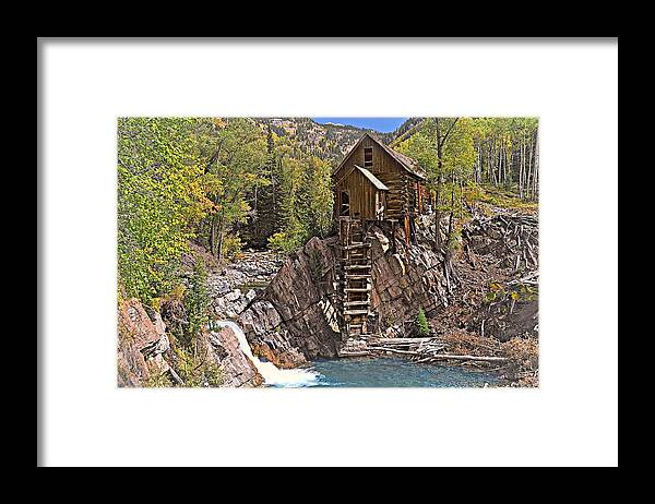 Mill Framed Print featuring the photograph Crystal Mill 5 by Marty Koch