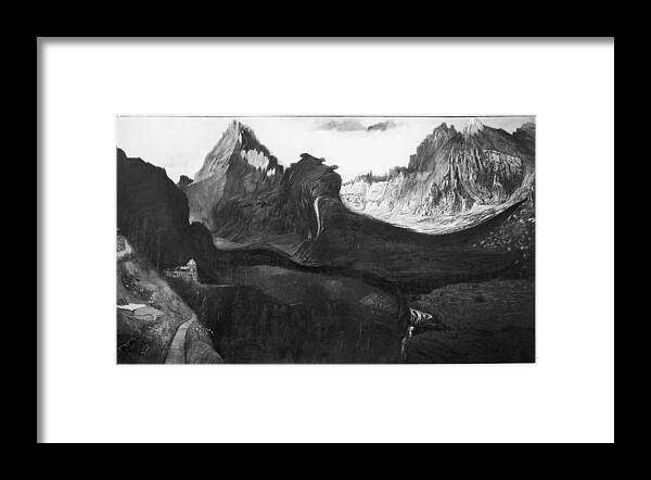 1904 Framed Print featuring the photograph Csontvary: Hight Tatras by Granger