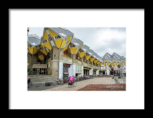 Rotterdam Framed Print featuring the photograph Cube Houses in Rotterdam by RicardMN Photography